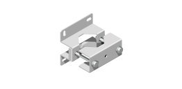 Staffa a parete 130x124x3 mm per pali Ø 60 ÷ 80