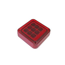Traffic red 12/24v a parete max light