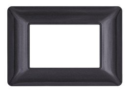Placca tecnopol. t3 m8003-10 3p nero bistr?