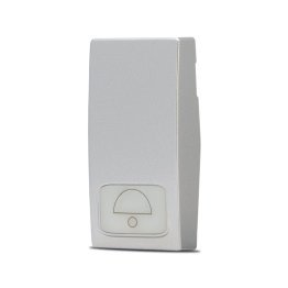 Cover pulsante campanello gem 672a alluminio