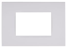 Placca tecnopol. art 8003-01 3p bianco