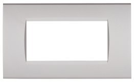 Placca tecnopol. art 8004-04 4p grigio chiaro