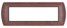 Placca metallo t1 8807-12 7p ciliegio