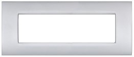 Placca metallo t4 cbm7007-3 7p silver