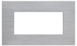 Placca tecnopol. spazz. m5004sl-9 joy 4p silver