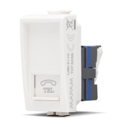 Presa telefono joy 523b bianco