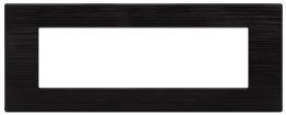 Placca tecnopol. spazz. m6007sl-2 gem 7p nero