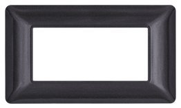 Placca tecnopol. t3 m8004-10 4p nero bistr?