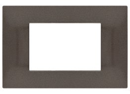Placca tecnopol. gem 6003-07 3p testa di moro