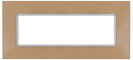 Placca vetro joy 5006bl-4 6p oro