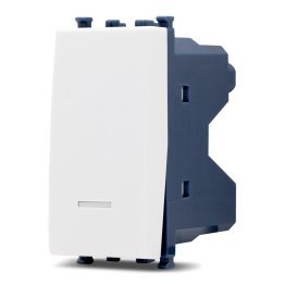Interruttore unipolare spia sun-t5 961b bianco