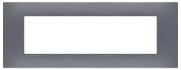 Placca soft-touch gem-t2 7p 6007st-8 tortora