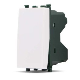 Pulsante unipolare (10a-250v) gem 605b bianco