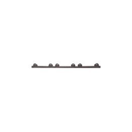 Crp1200 - cremagliera pvc 6 attacchi rinforzata 12