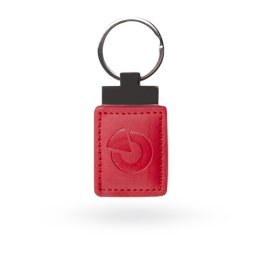 Tag rfid in pelle - rossa