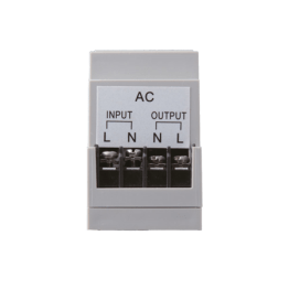 Interruttore per misuratore di potenza su guida di