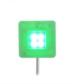 Segnalatore power led 12/24v a luce fissa/lampeggi