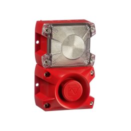 Segnalatore acustico e luce flash combinati. 24 dc