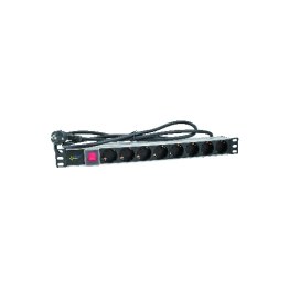 Barra alimentazione 230vac, 8 sockets/type f