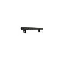 B117 cremagliera pvc nera m4x500 +viti