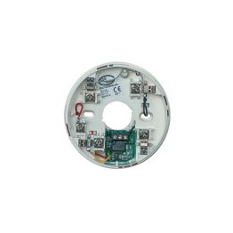 Base di colore bianco con relÈ 12/24 vcc per rive