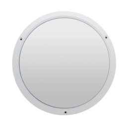 Plafoniera ip54 e27 230v s/lamp. bianco