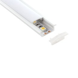 Kit profilo incasso fin. allum. l2mt.