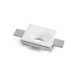 Faretto in gesso piatto svasato 230v
