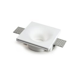 Faretto in gesso incasso tondo 230v 56mm
