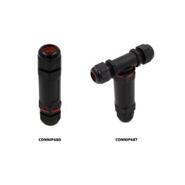 Conn. di giunzione ip68 a "t" 3 vie