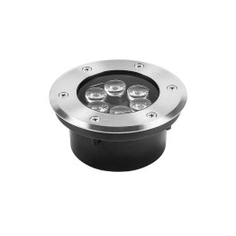 Faretto led carrabile 12v 6w 3000k ip68