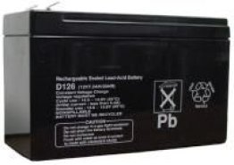 Batteria 12vdc 7ah sigillata al piombo, intermente