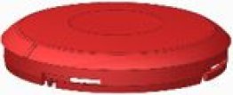 Confezione da 10 pezzi di cover colore rosso per d