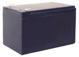 Batteria 12vdc 12ah sigillata al piombo, interment