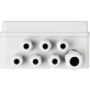 Switch a 6 porte con alim per 4 tc ip ermetico