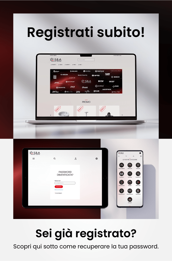 registrati - imposta password